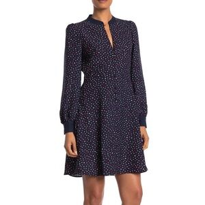 Kate Spade New York Blue Lips Crepe Dress Sz 2